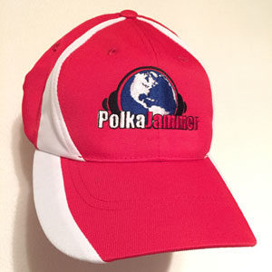 Baseball Cap with Polka Jammer Network Logo